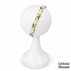 Rosie Posie Sweet Petal Headband H117 | Yellow