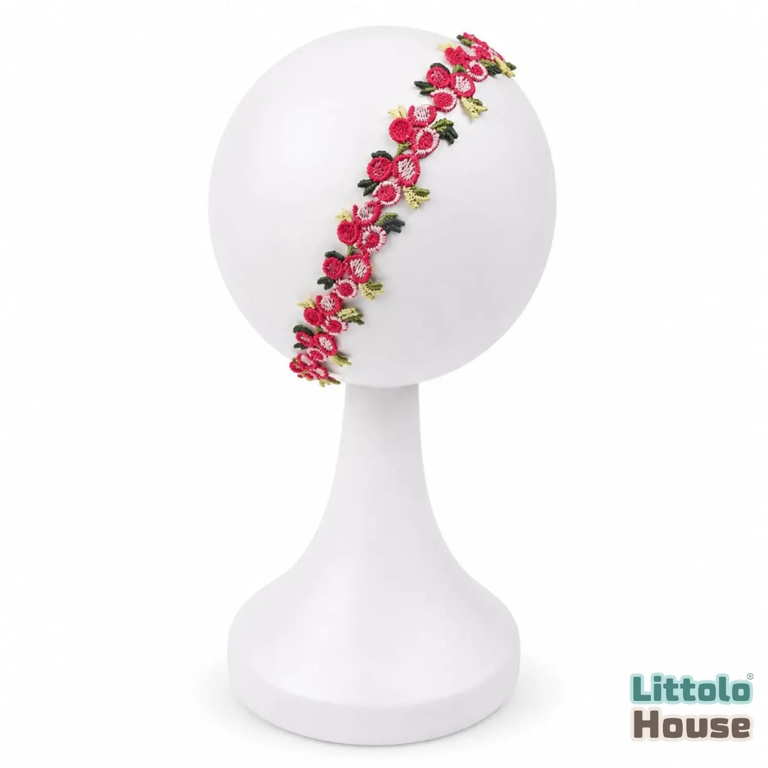 Moonlight Meadow Headband H119 | Coral
