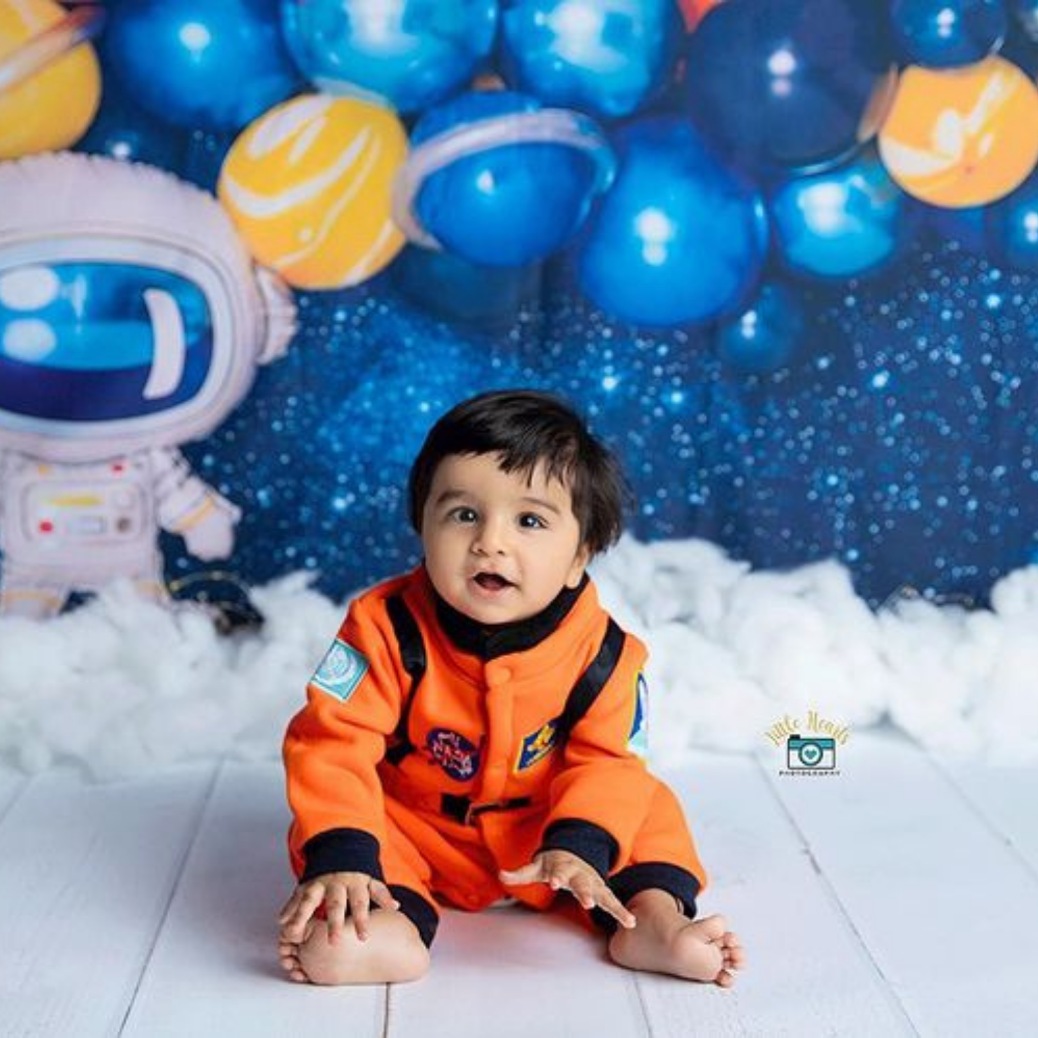 Baby Astronaut Costume Outfit O037 | 1Y | Orange