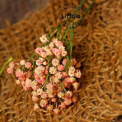 Artificial Achillea Millefolium Flowers Bunch of 1 | Peach