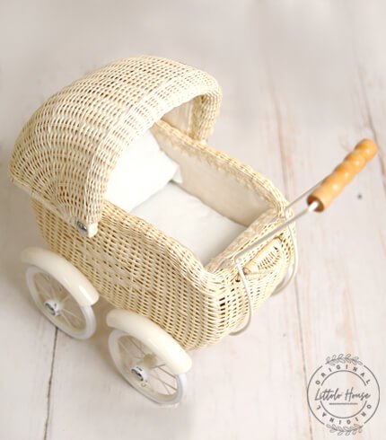 Baby Stroller | Metal | Beige