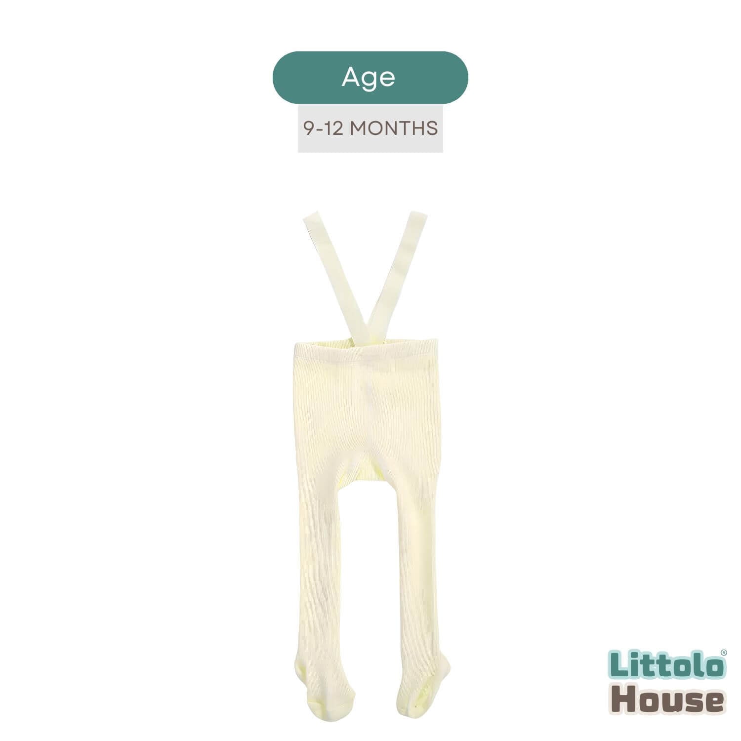 Baby Suspender Stocking O130 | 1Y | Off White