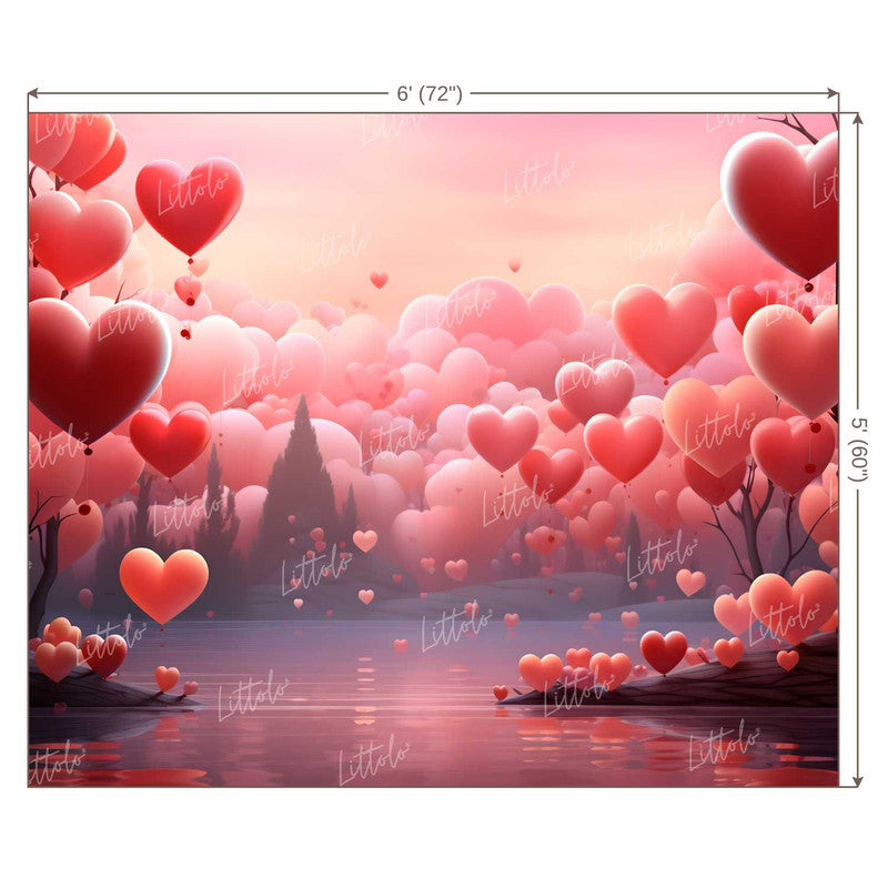 LB1336 Valentine's Day Backdrop