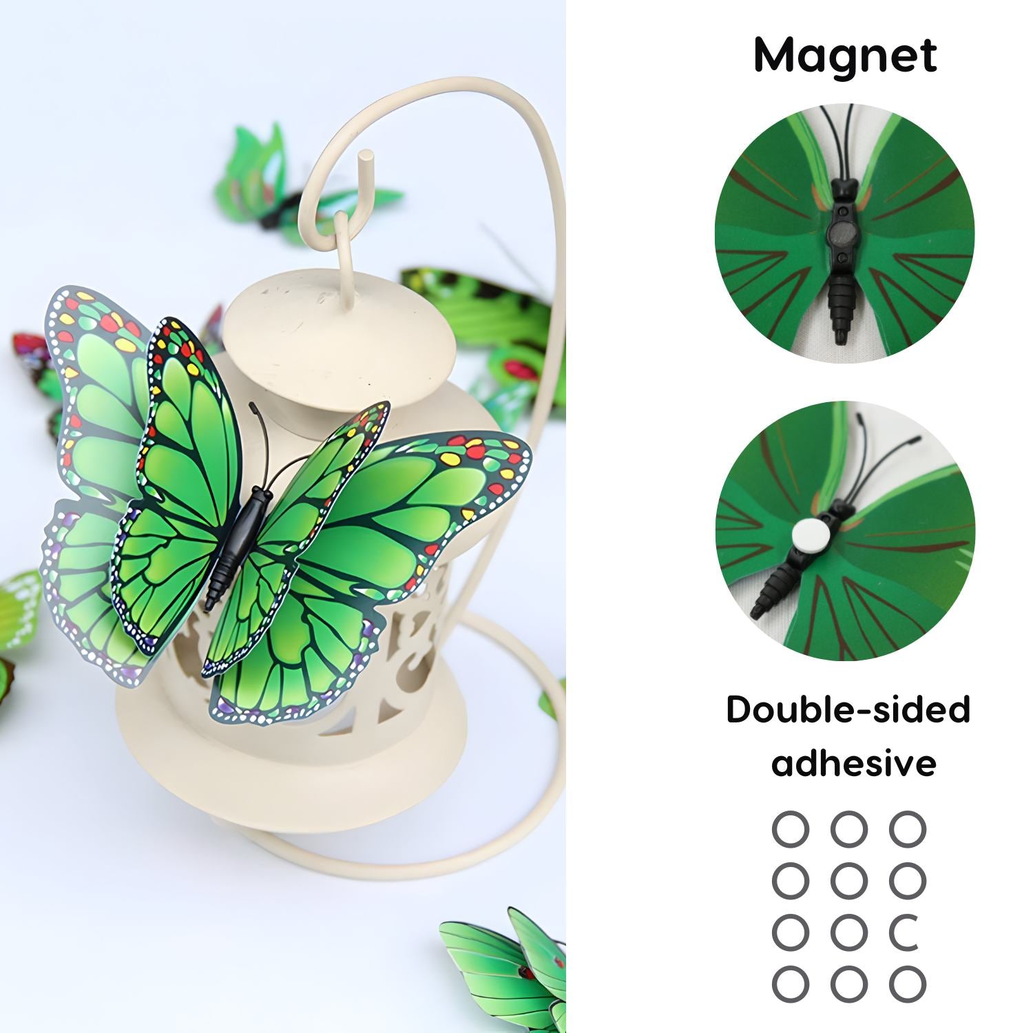 3D Butterflies Pack of 12 | Decorative Add-ons