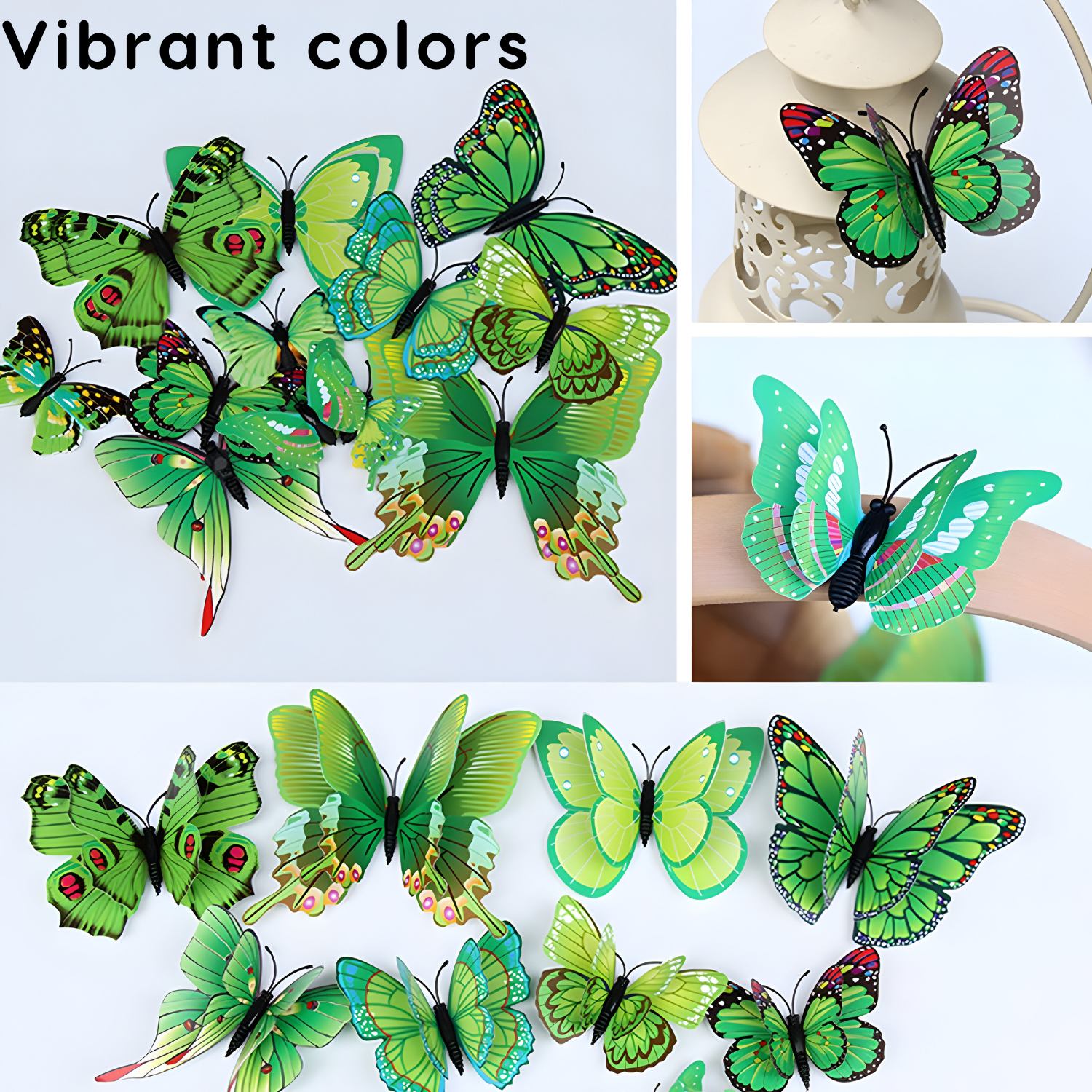 3D Butterflies Pack of 12 | Decorative Add-ons