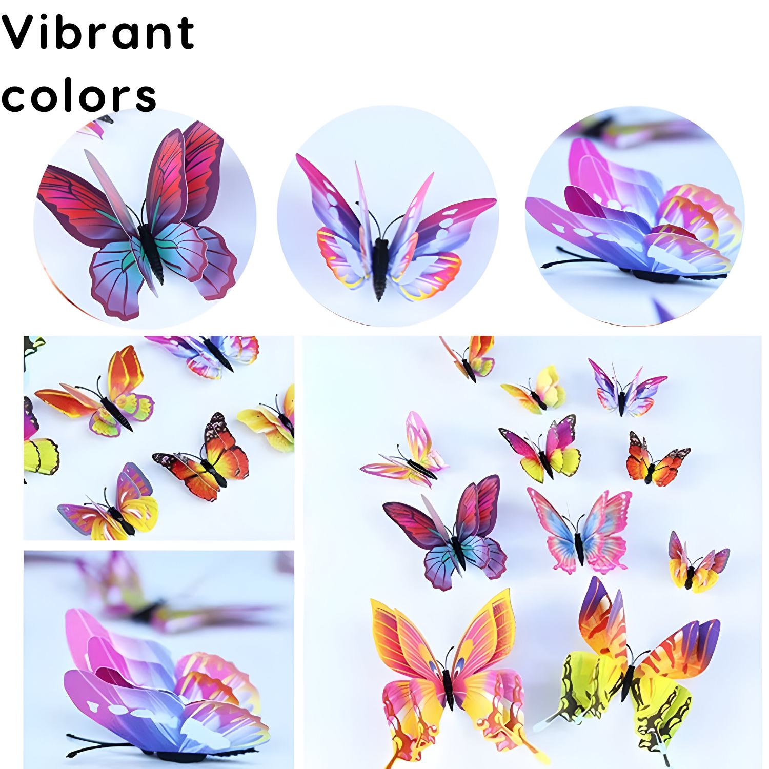 3D Butterflies Pack of 12 | Decorative Add-ons