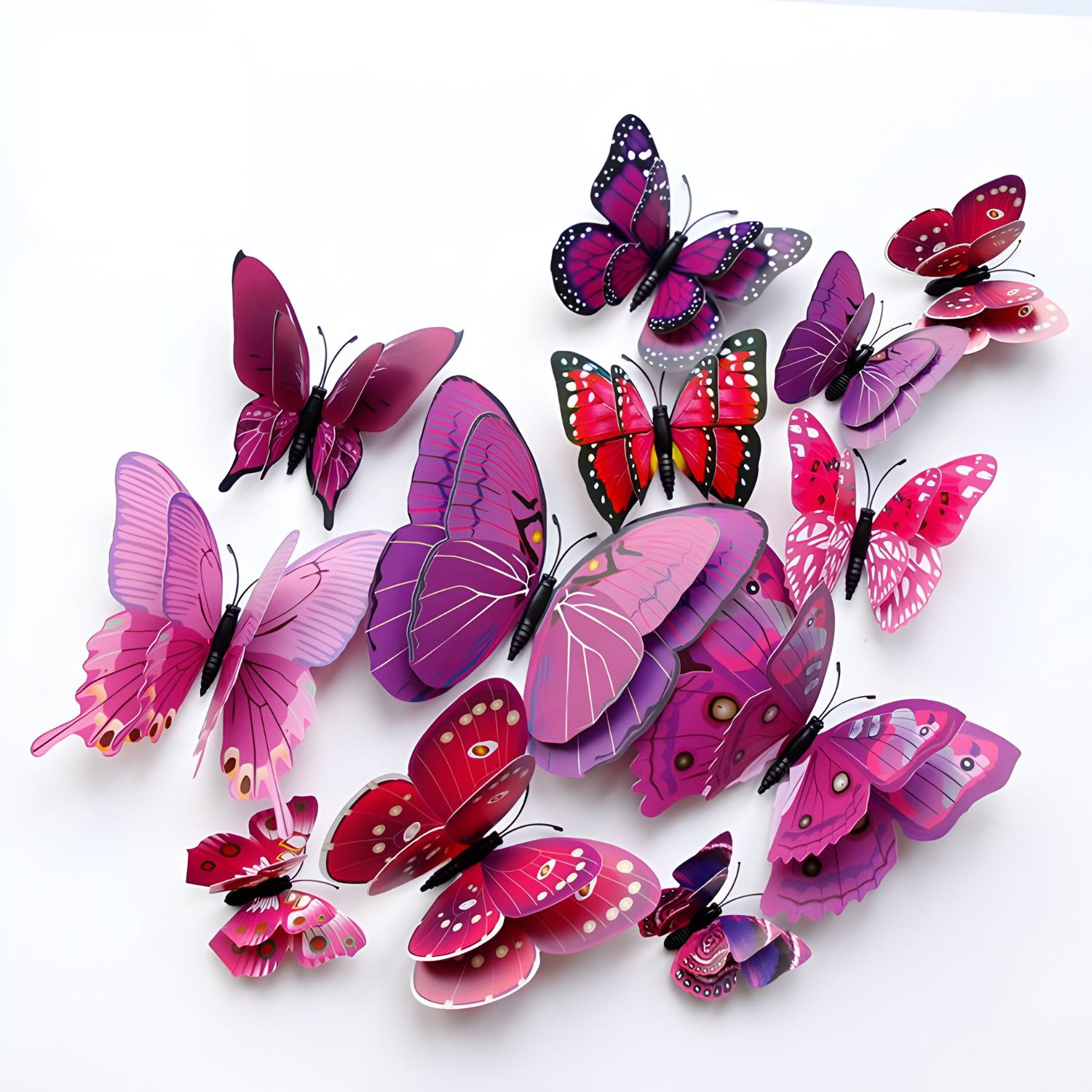 3D Butterflies Pack of 12 | Decorative Add-ons