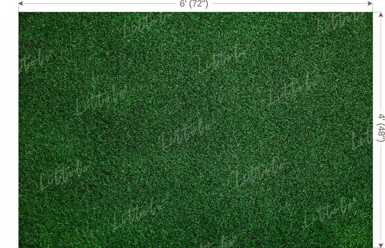 LB1492 Green Grass Backdrop