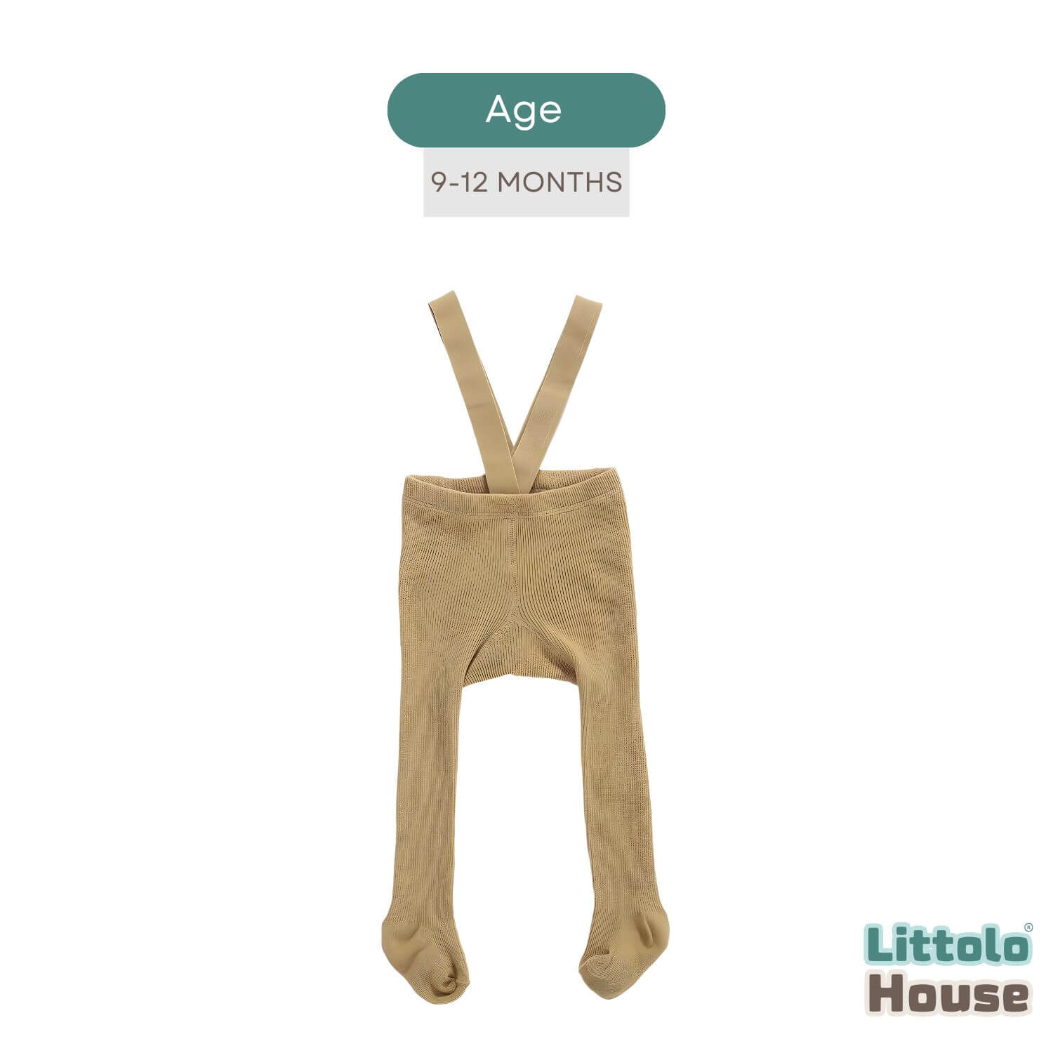Baby Suspender Stocking O130 | 1Y | Khaki