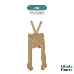 Baby Suspender Stocking O130 | 1Y | Khaki