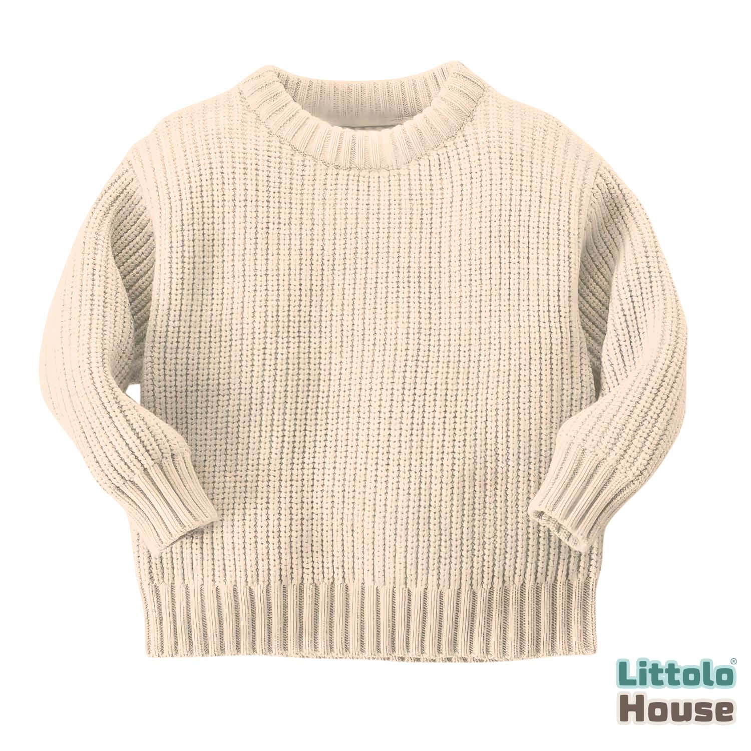 Baby Woolen Sweatshirt O129 | 1Y | Beige