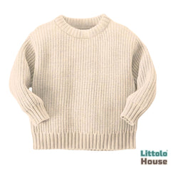 Baby Woolen Sweatshirt O129 | 1Y | Beige