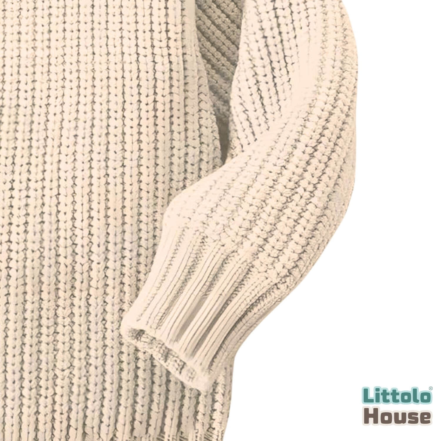 Baby Woolen Sweatshirt O129 | 1Y | Beige