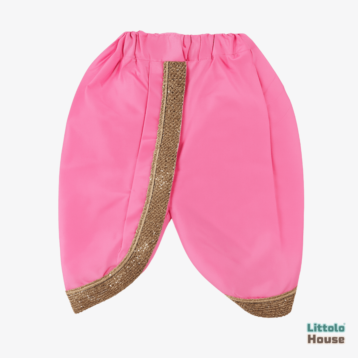 Baby Boy Traditional Dhoti with Khes Outfit O222 | 1Y | Baby Pink