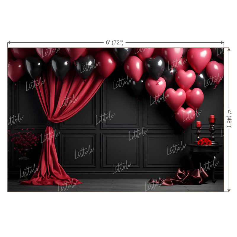 LB1215 Valentine's Day Backdrop