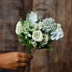 Artificial Mix Flowers F017 Bunch of 1 | Lime