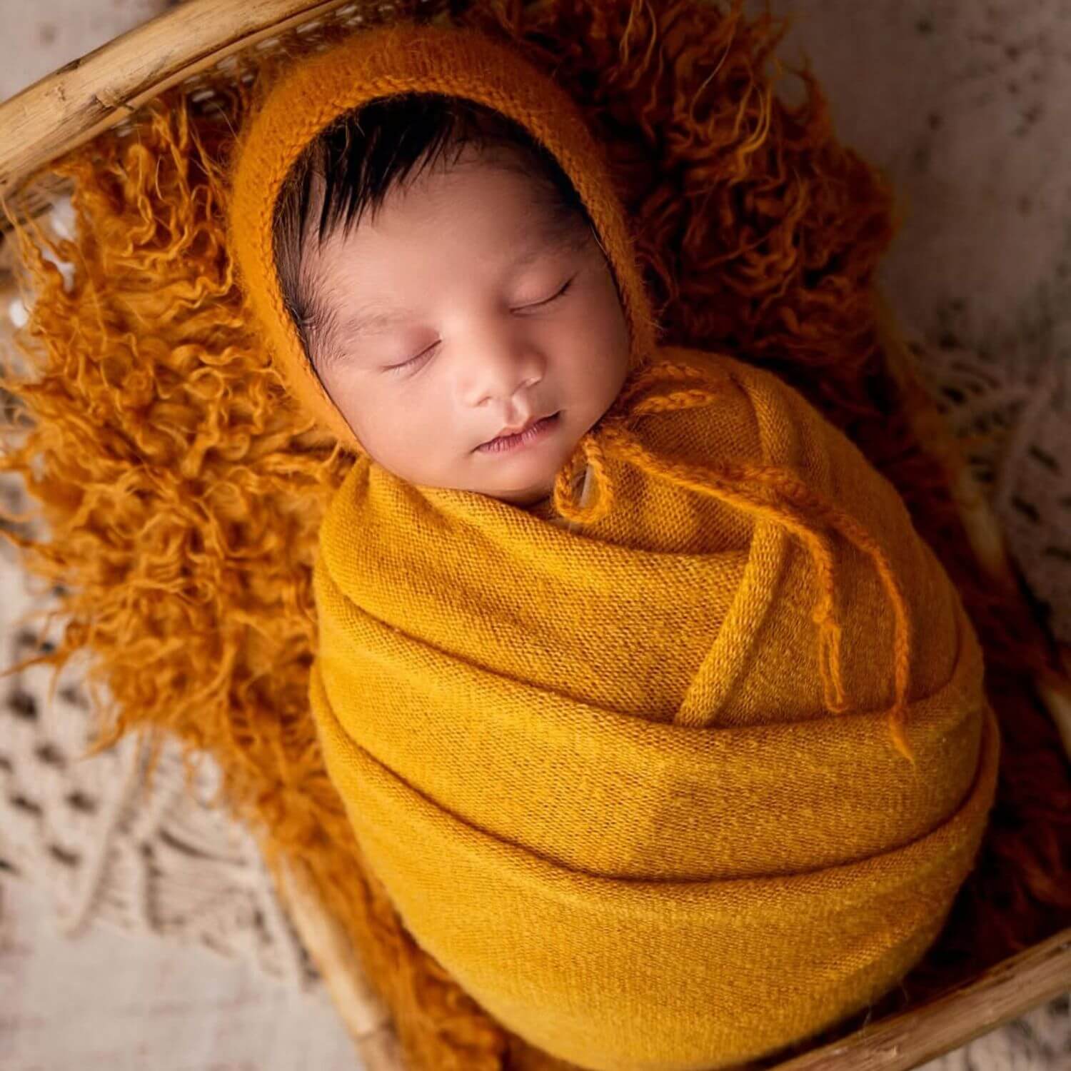 Wool Knit Premium Wrap | Fire