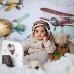 Crate Style Heart Cut Bed | Wooden Decorative | Rustic White