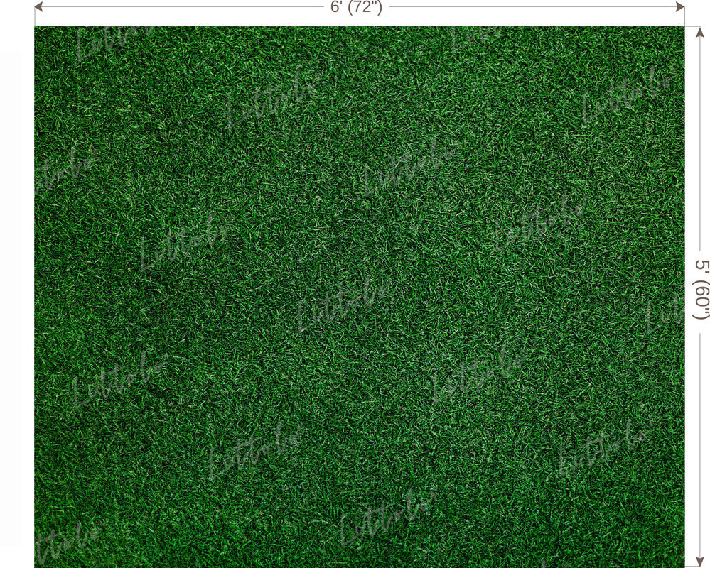 LB1492 Green Grass Backdrop