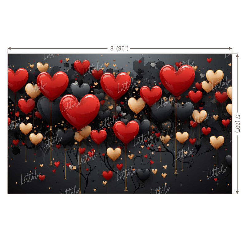 LB1213 Valentine's Day Backdrop