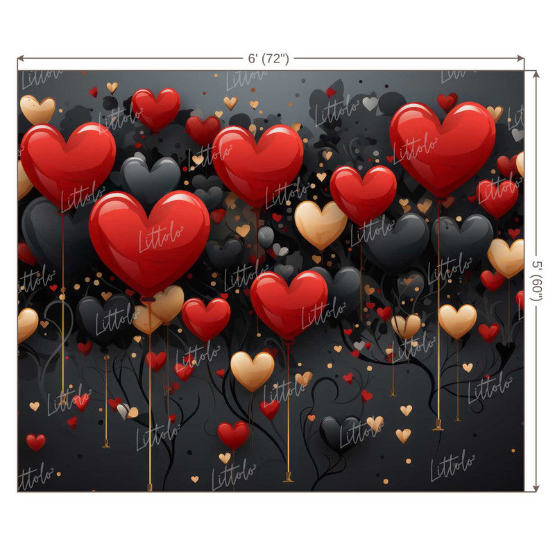 LB1213 Valentine's Day Backdrop