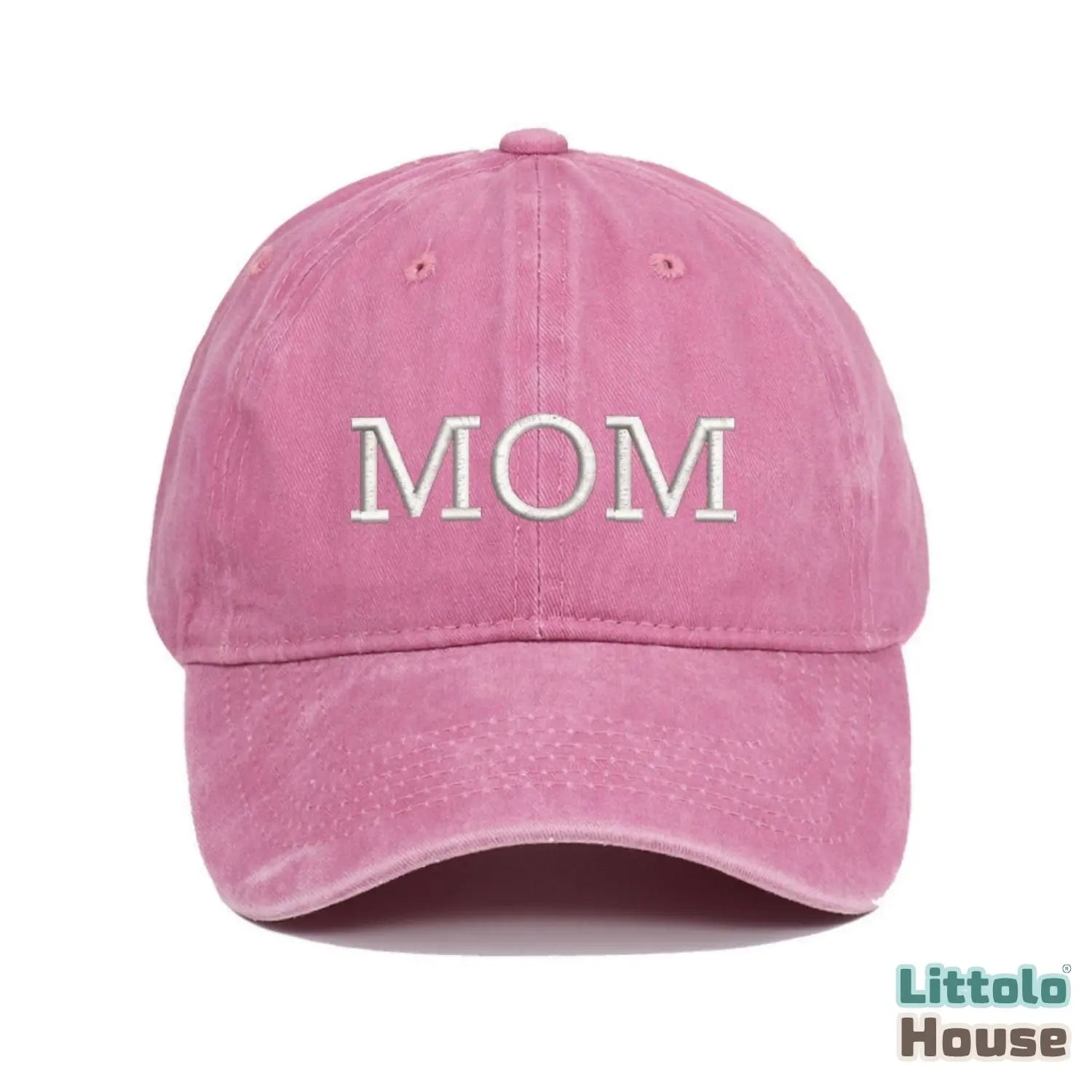 Pregnancy Announcement Mom & Dad Caps A055 | Adult | Black Pink