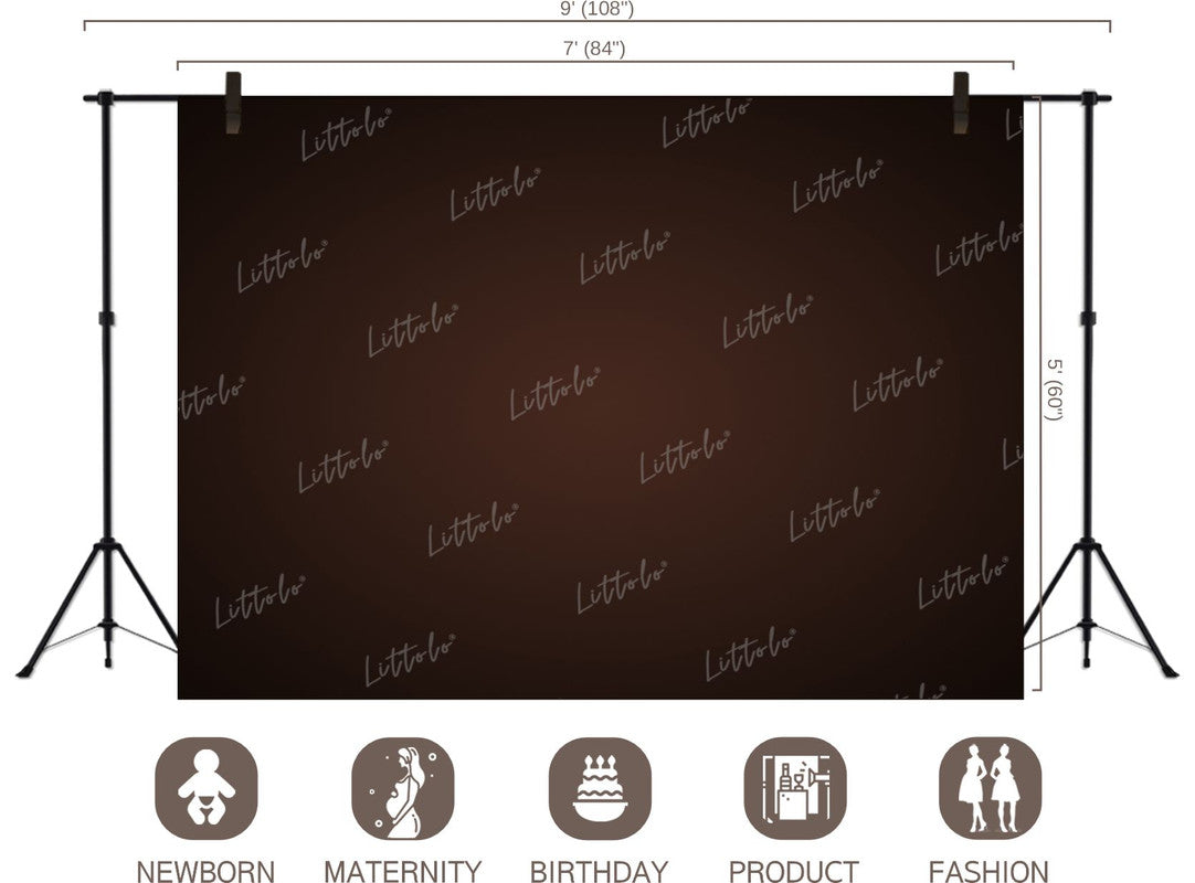 LB1560 Wooden Brown Plank Backdrop