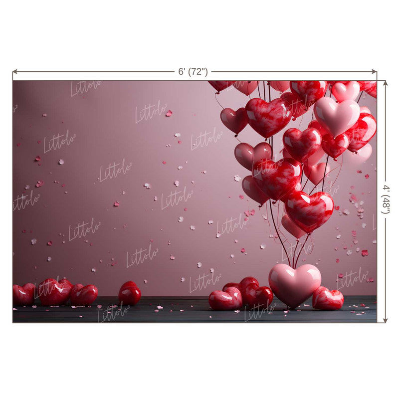 LB1222 Valentine's Day Backdrop