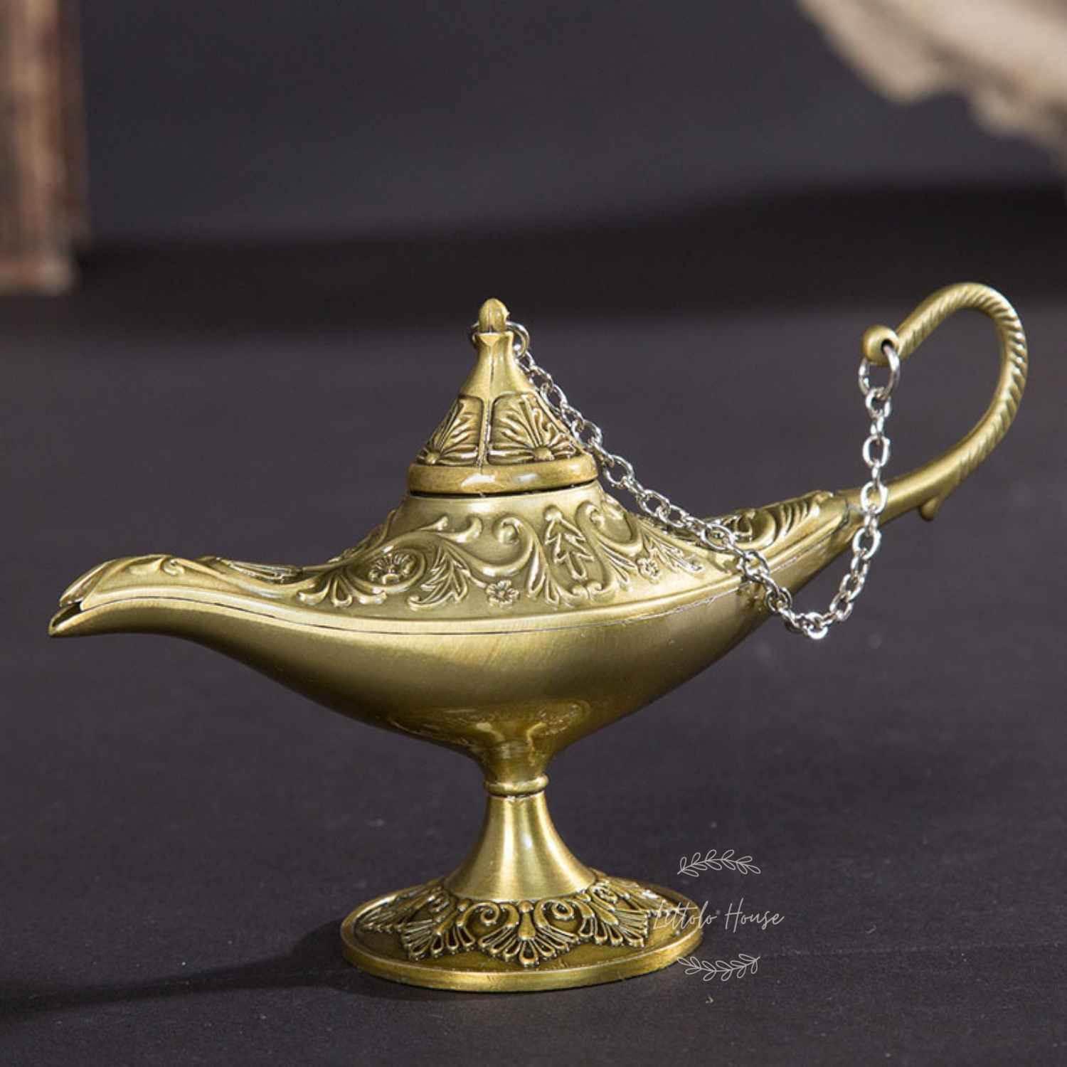 Aladdin's Lamp | Iron Art | Gold