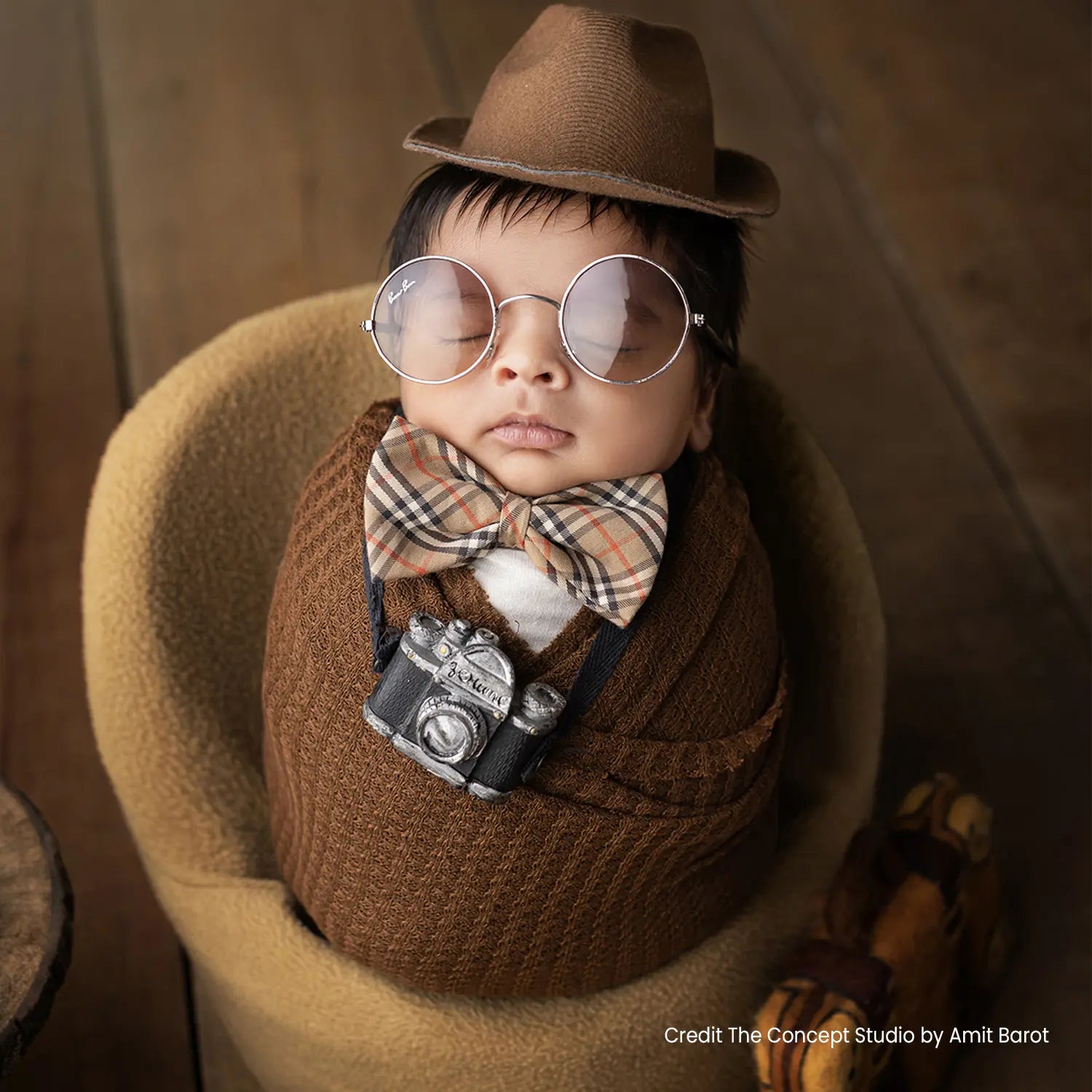 Waffle Premium Wrap | Brown