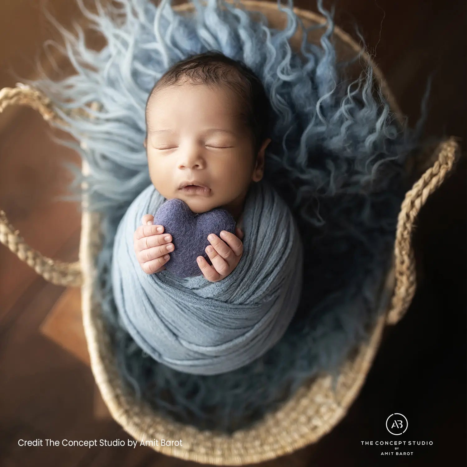 Handmade Straw Braid Baby Basket | Unique | Beige