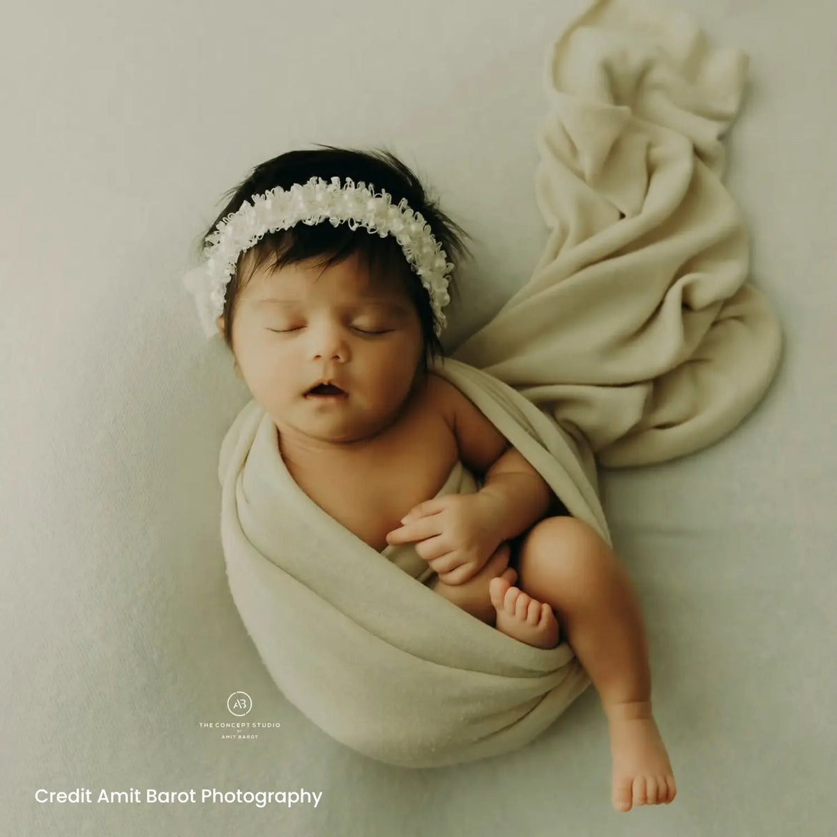 Pearl Baby Headband  H096 | 1Y | White