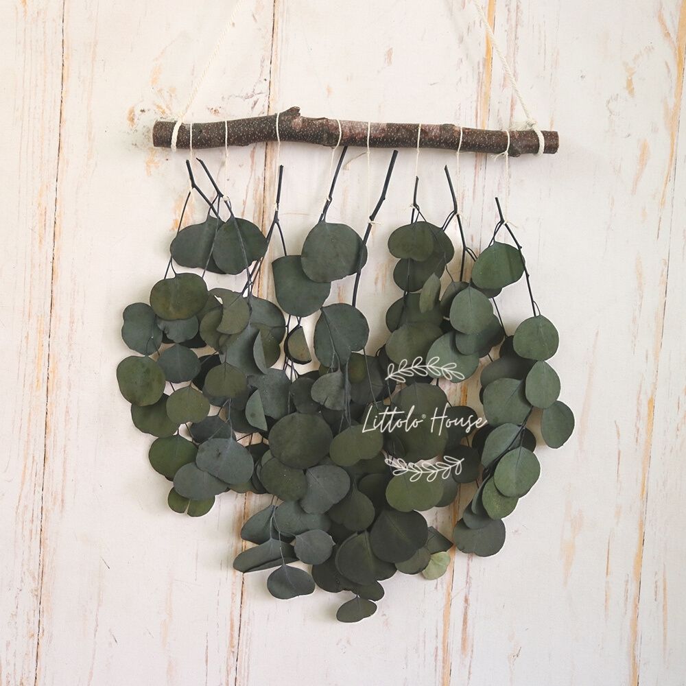 Artificial Apple Leaf Wall Hanging  F060 Pack of 1 | Leaf Green