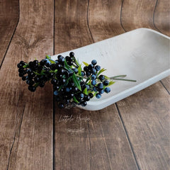 Artificial Berries Set of 2 | Blueberry