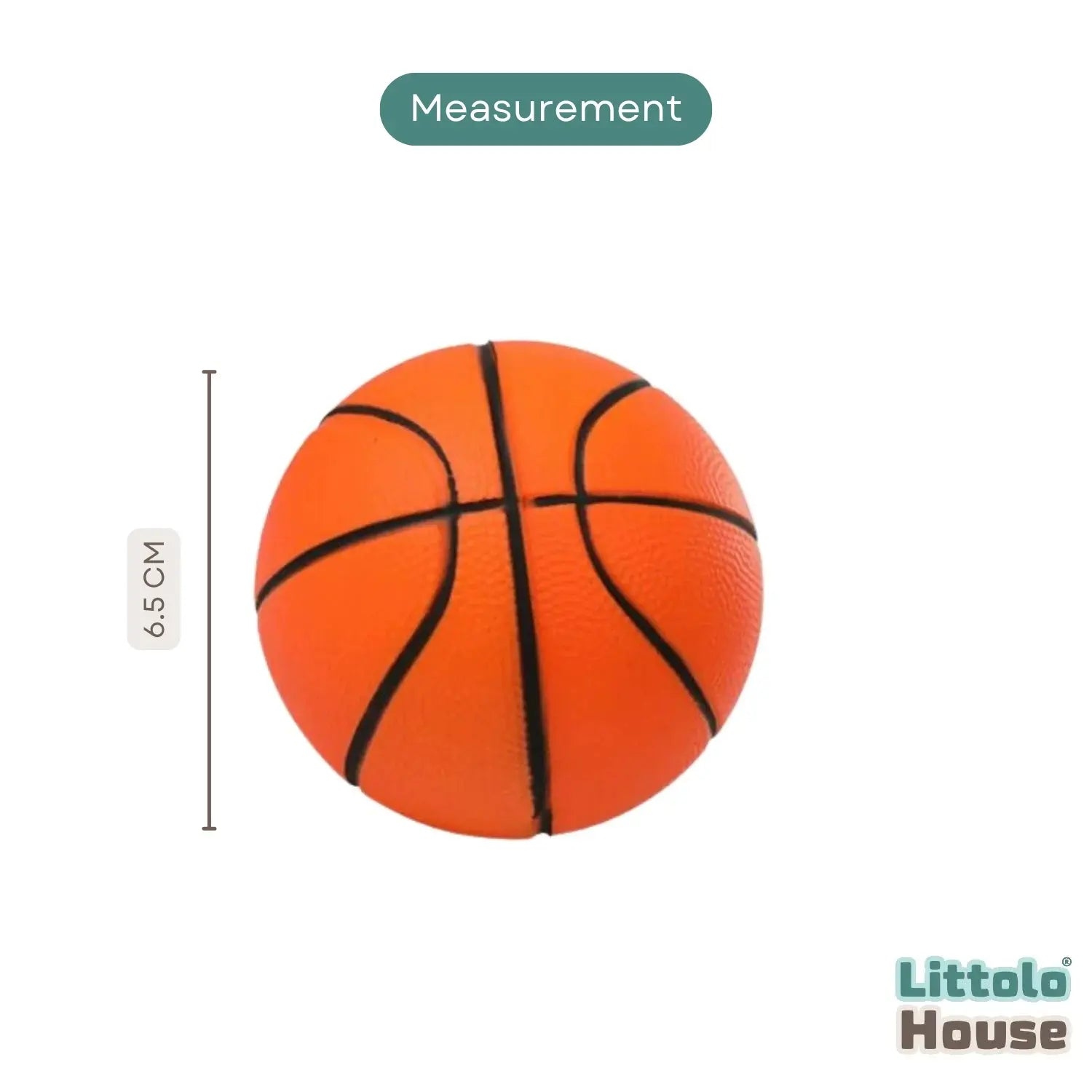 Artificial Basket Ball Set of 2 D037 | Decorative Add-ons | Orange
