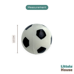 Artificial Foot Ball Set of 2 D038 | Decorative Add-ons | White Black