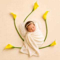 Artificial  Calla Lily Flower Stick F097 | Pack of 2 | Yellow