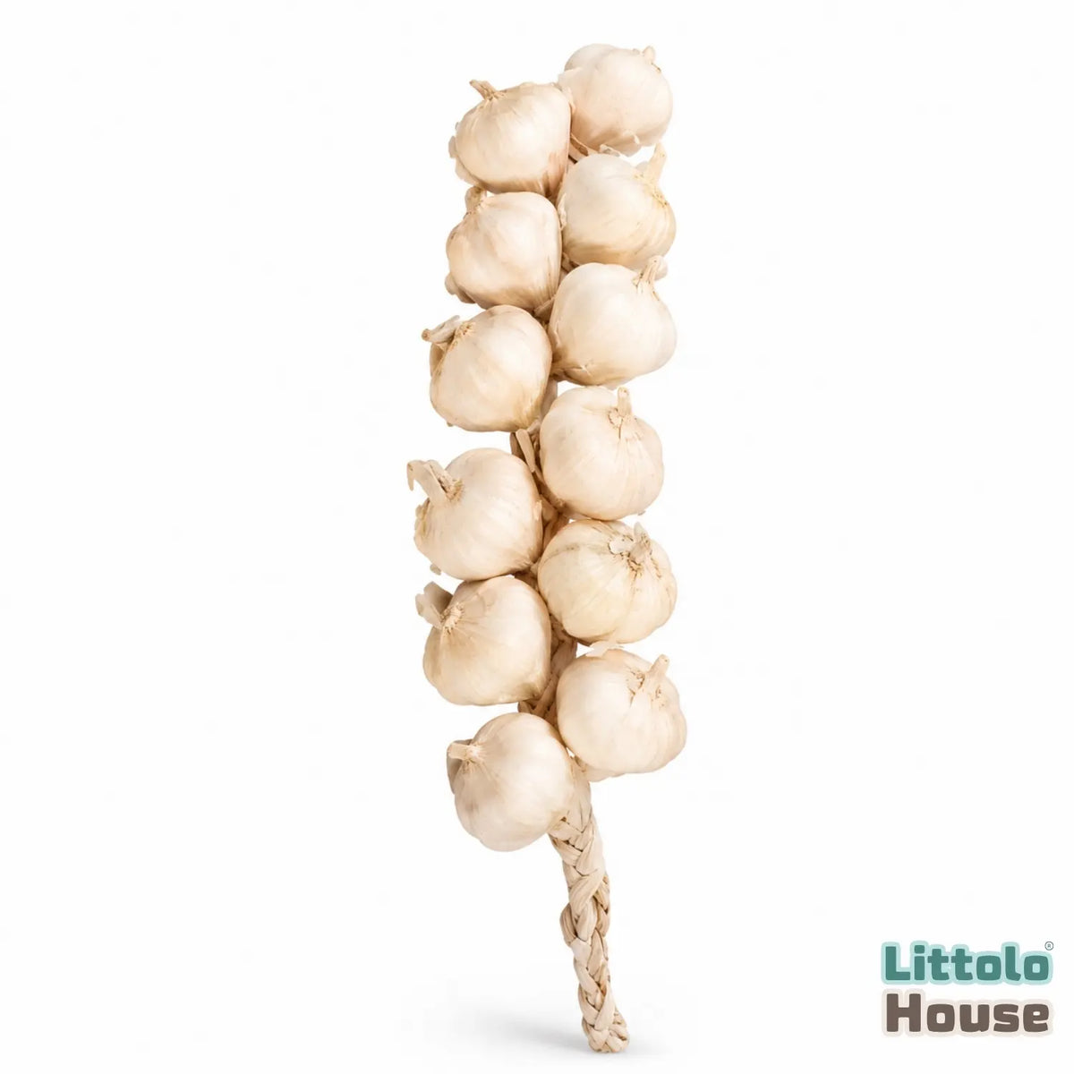 Artificial Garlic String D045 | Decorative Add-ons | Off White