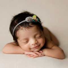 Artificial Succulent Headband H084 | 1Y | Aqua Blue