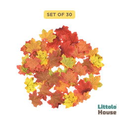 Autumn Leaves F109 | Pack of 30 | Multicolour