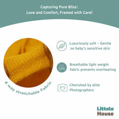 Baby Knitted Wrap Style 2 W035 | Mustard