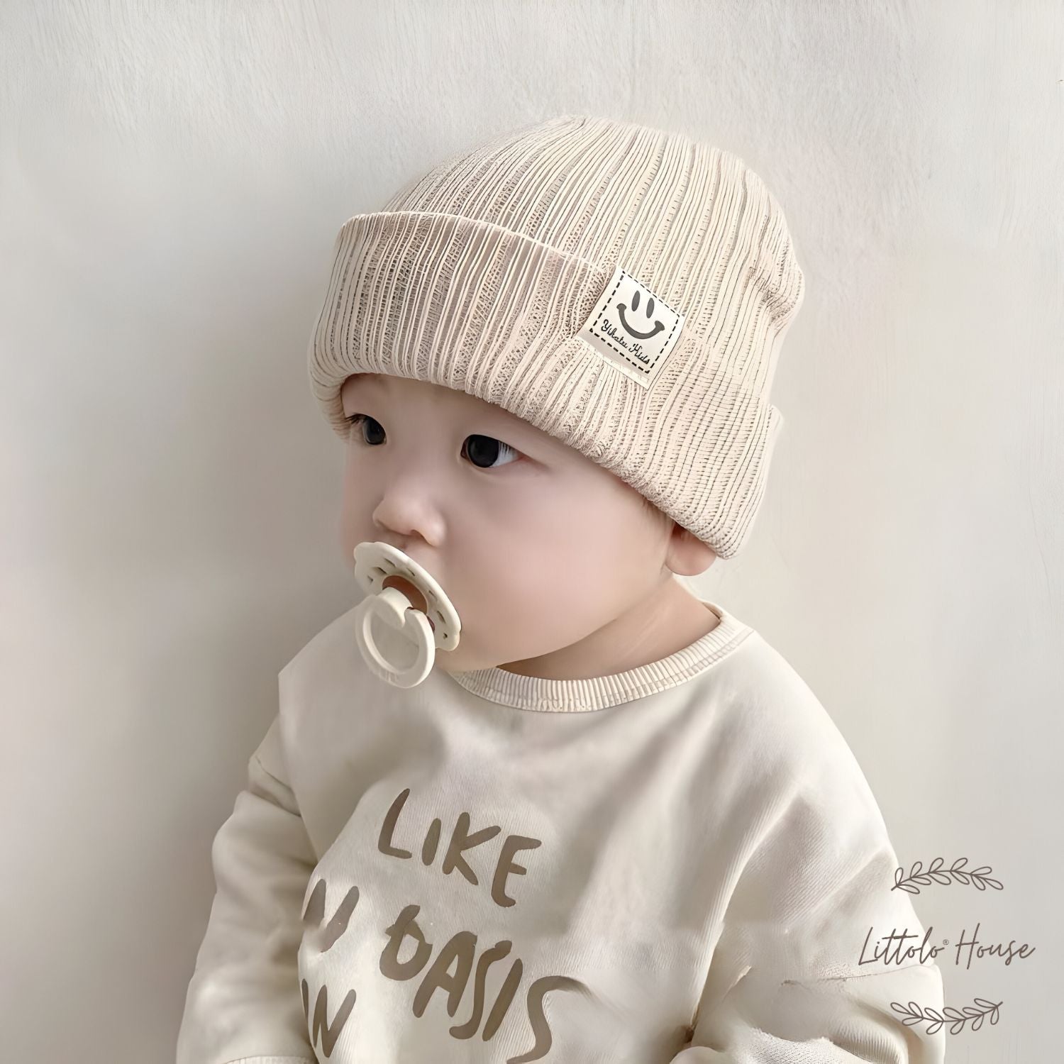 Beanie Cap B034 | 3Y | Beige