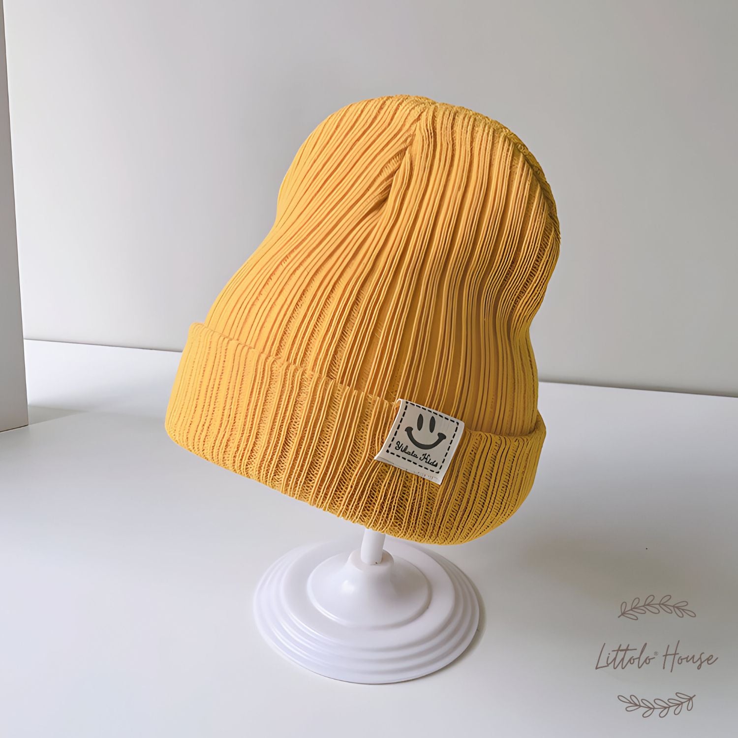 Beanie Cap B034 | 3Y | Mustard