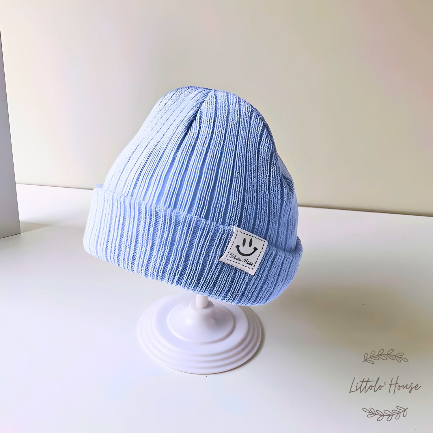 Beanie Cap B034 | 3Y | Water Blue