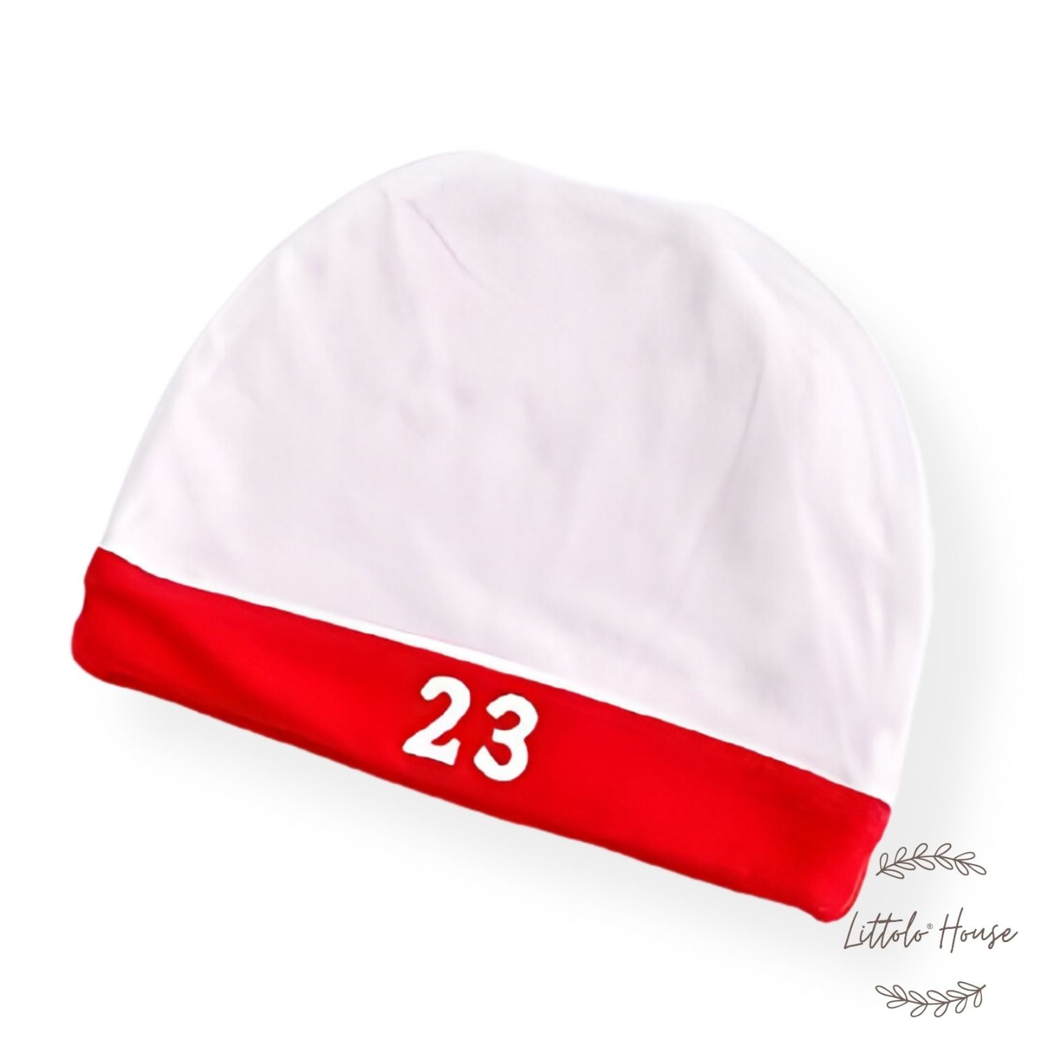 Baby Boy 23 Jersey With Hat O051 | 6M | White Black