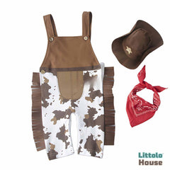 Baby Boy Cowboy Outfit O034 | 1Y | Brown