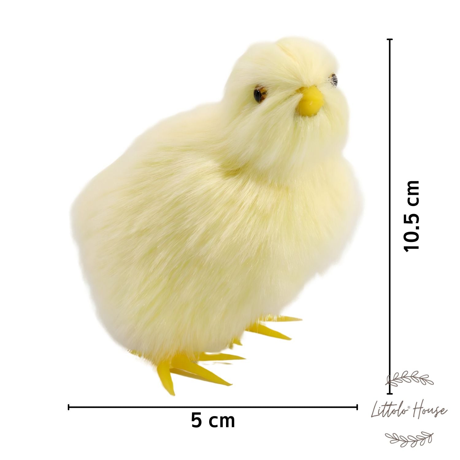 Baby Chick Miniature Style 1 D064 | Pack of 1 | Light Yellow