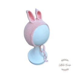 Baby Cute Bunny Bonnet B010 | NB | Light Pink