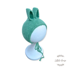 Baby Cute Bunny Bonnet | NB | Bean Green