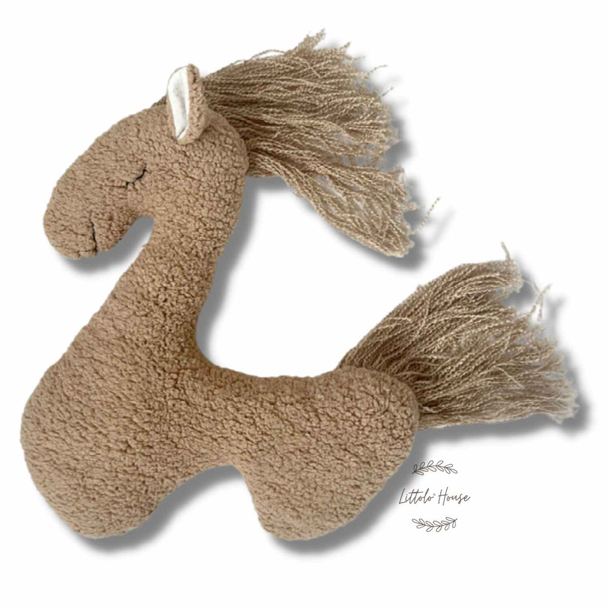 Baby Cute Horse Plush Doll | Posing Aids | Brown